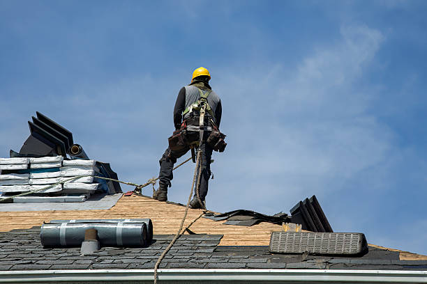 Professional Flat Roof Repair technician working in Duson, LA